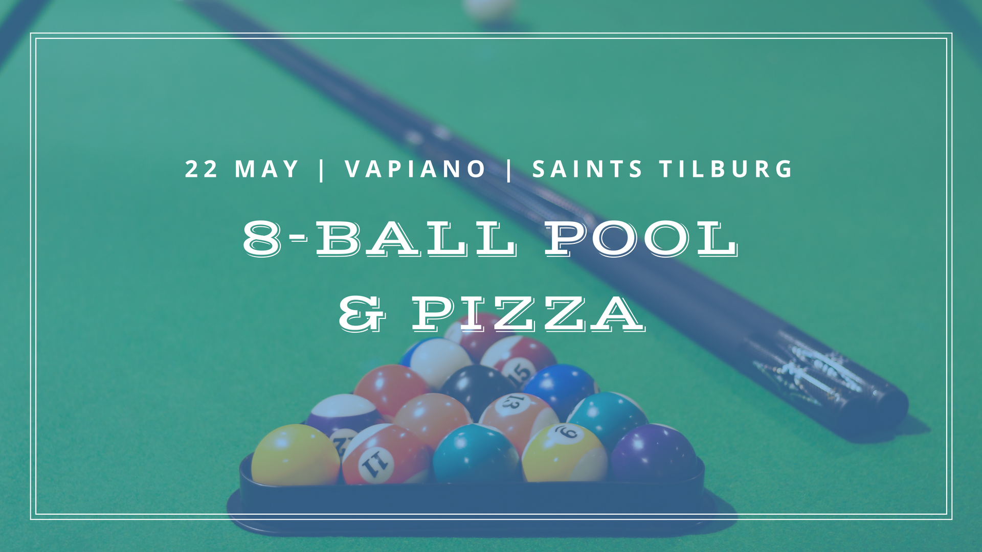 8-ball pool & pizza activity