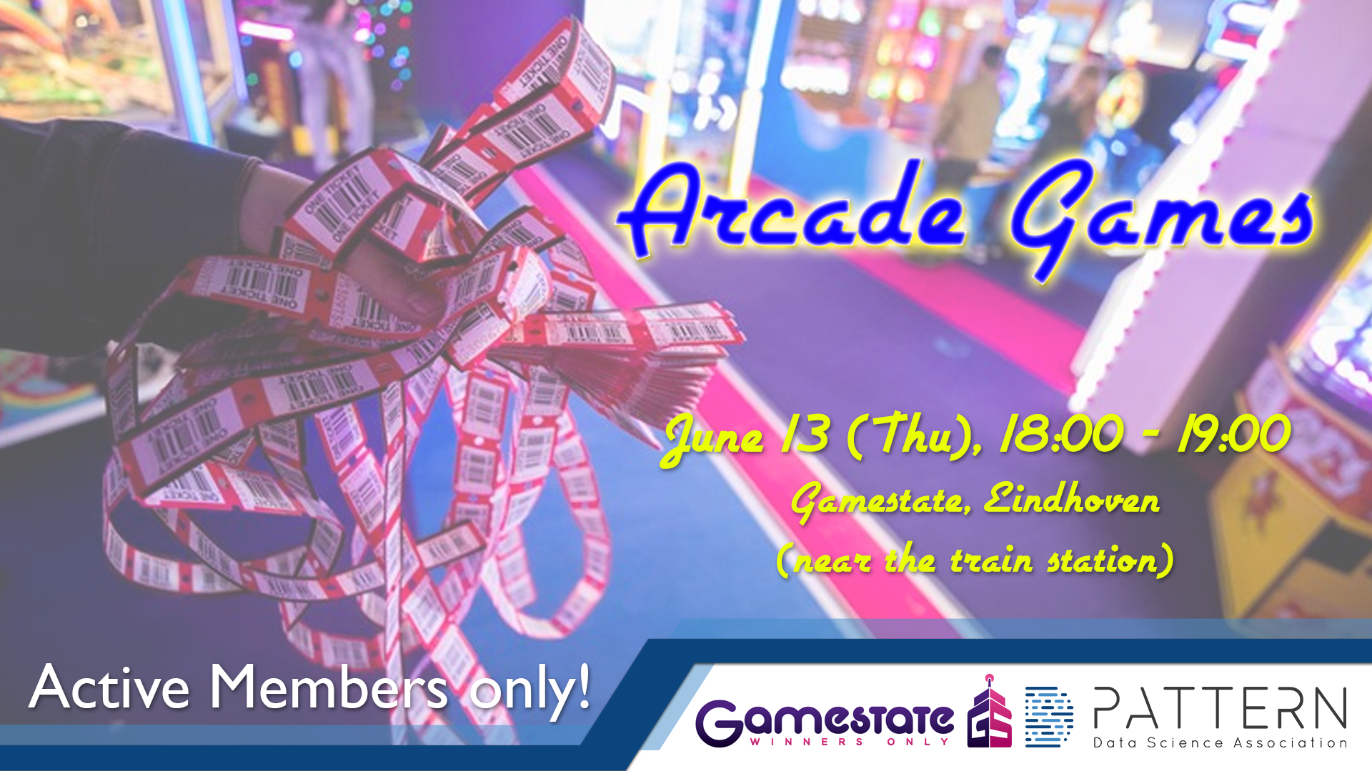 Active Members activity - Arcade Games