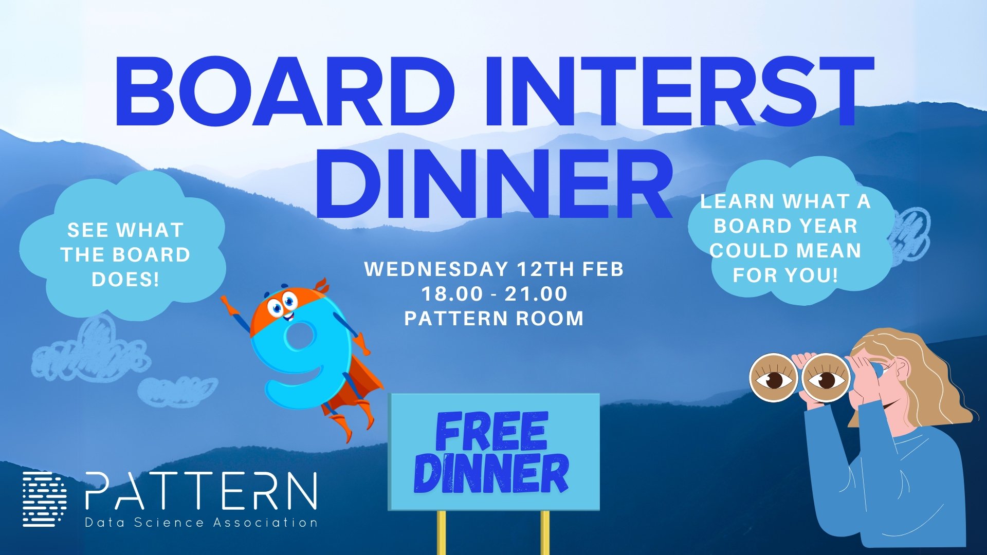 Board Interest Dinner - Eat, Ask & Explore!