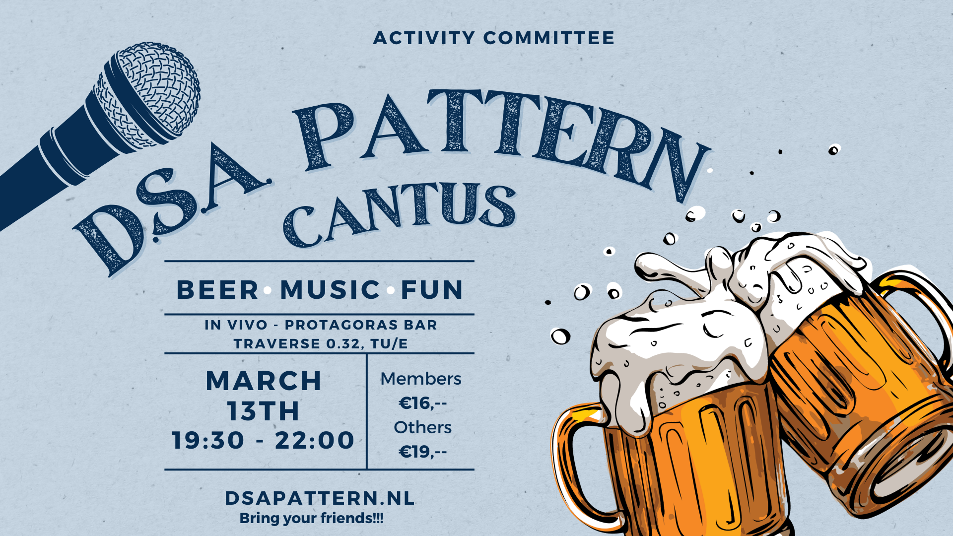 D.S.A. Pattern Cantus (Members Ticket)