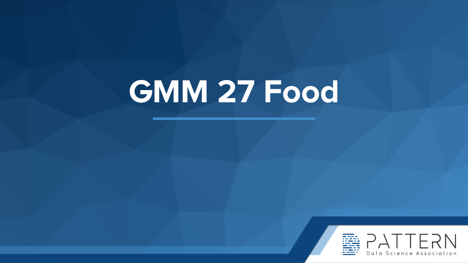 GMM 27 Food