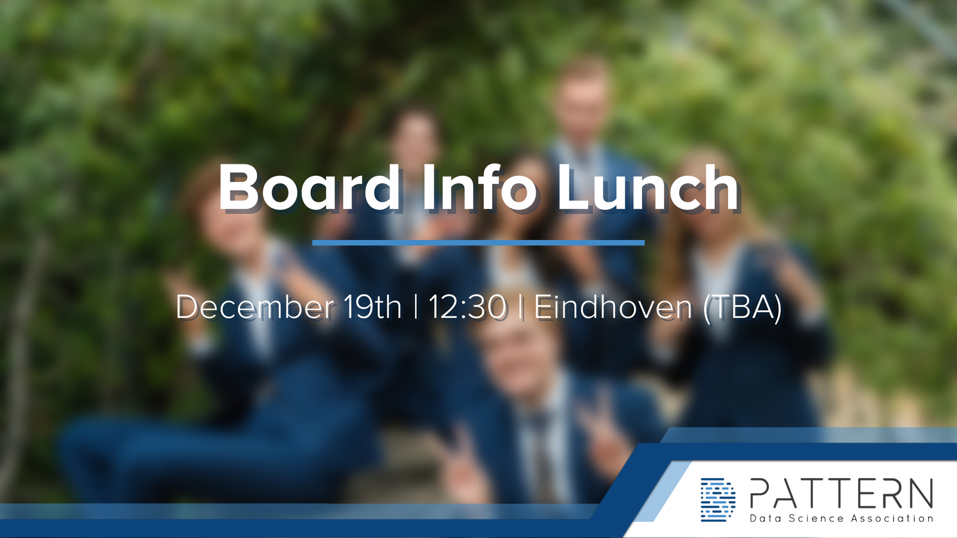 Pattern Board Info Lunch