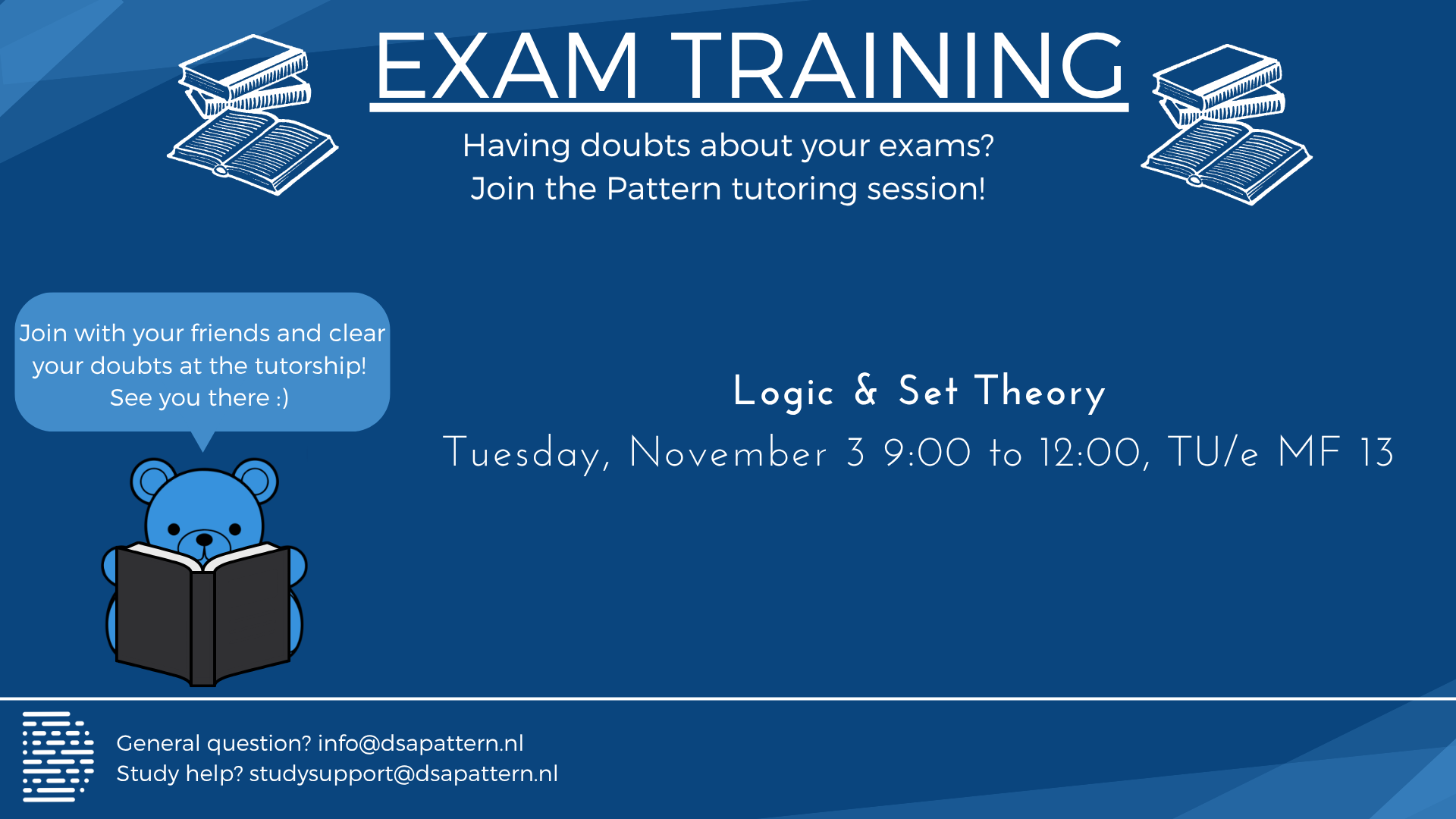Logic and Set Theory Exam Training (Q1, 2026/2027)