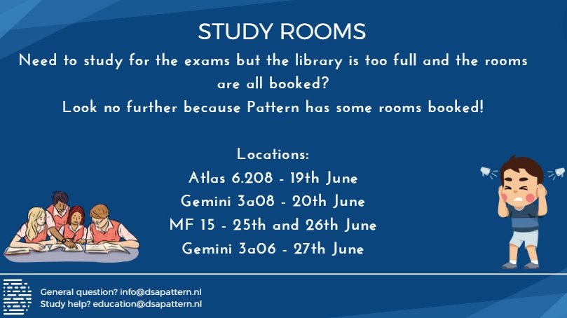 Study Rooms Exam Week
